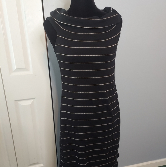 Lauren Ralph Lauren Striped Dress Size Medium - Picture 1 of 11